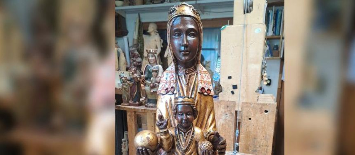 La Virgen de Montserrat retornará a la iglesia de Sant Mateu 90 años después.