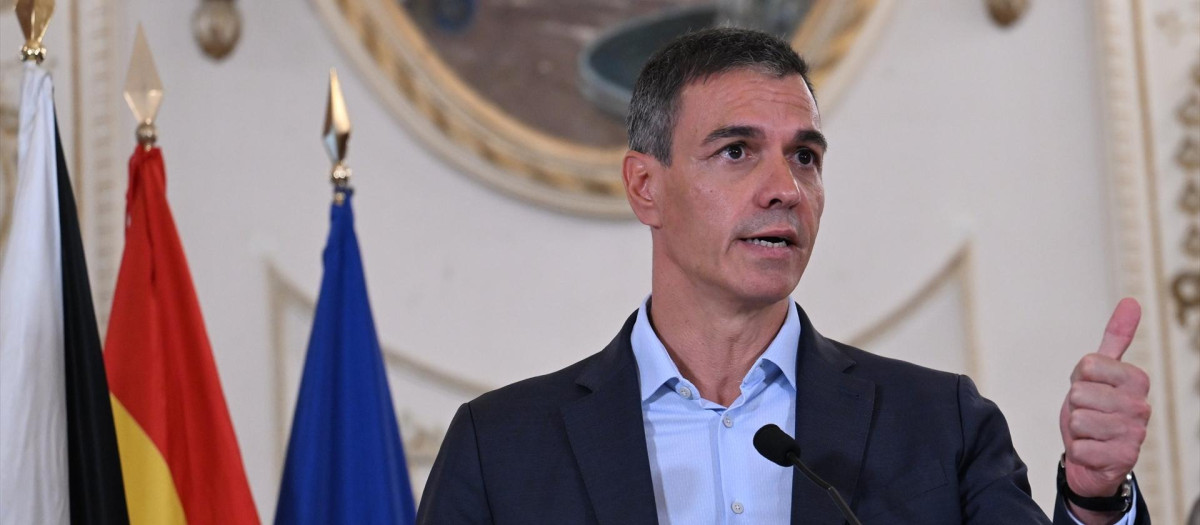 El presidente del Gobierno, Pedro Sánchez