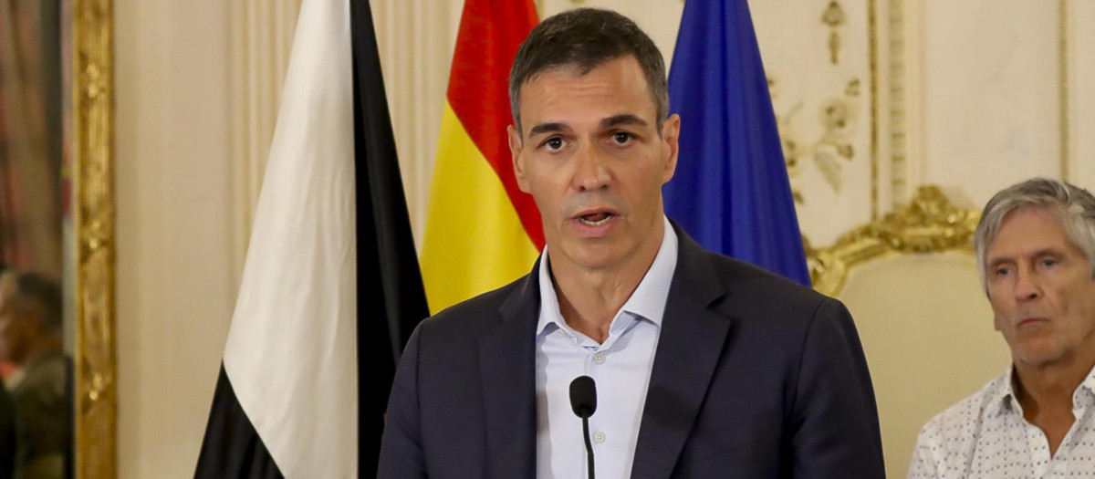 El presidente del Gobierno, Pedro Sánchez