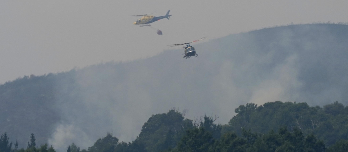 Incendio de Veguellina, León