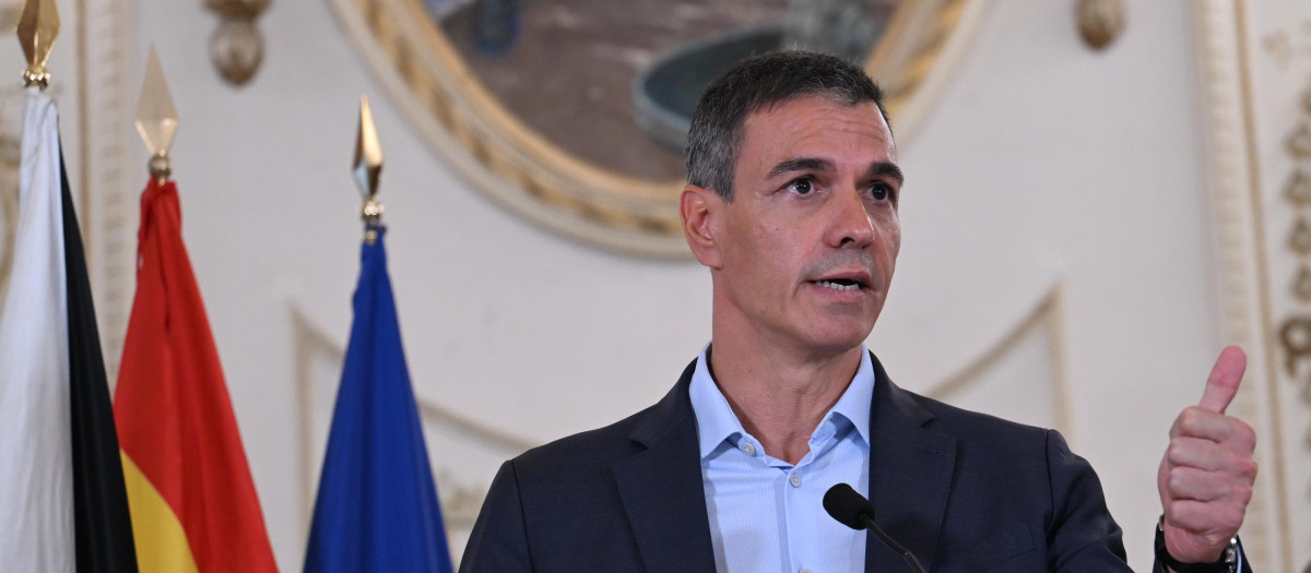 El presidente del Gobierno, Pedro Sánchez