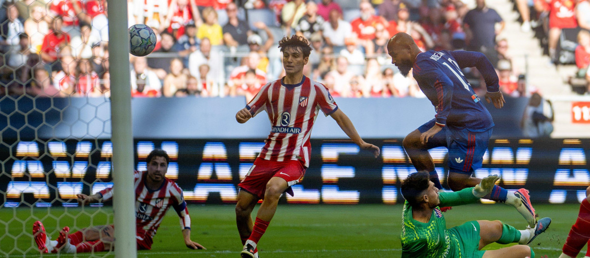 El Atlético de Madrid perdió en su segundo test de pretemporada ante el United