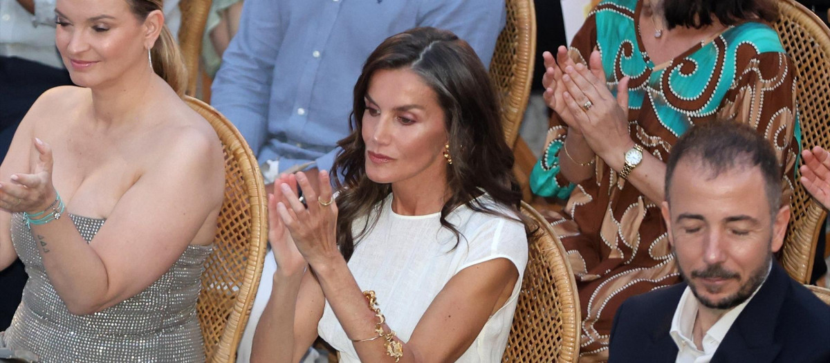 La Reina Letizia durante la clausura de la 15ª edición del Atlàntida Mallorca Film Fest 2025.