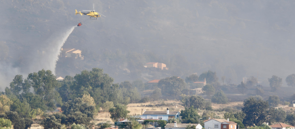 Incendio en Burgohondo