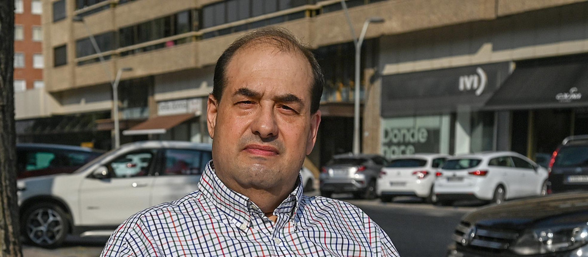 Enrique Bordallo, presidente de la Asociación Astronómica de Burgos