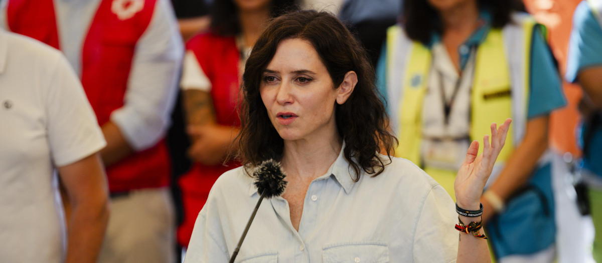 La presidenta de la Comunidad de Madrid, Isabel Díaz Ayuso