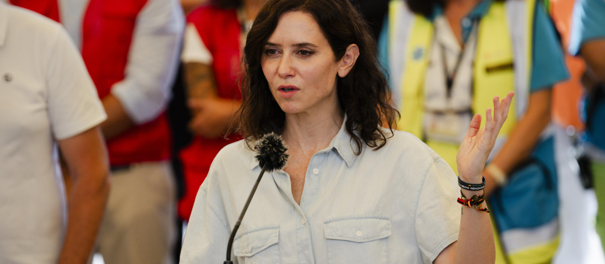 La presidenta de la Comunidad de Madrid, Isabel Díaz Ayuso