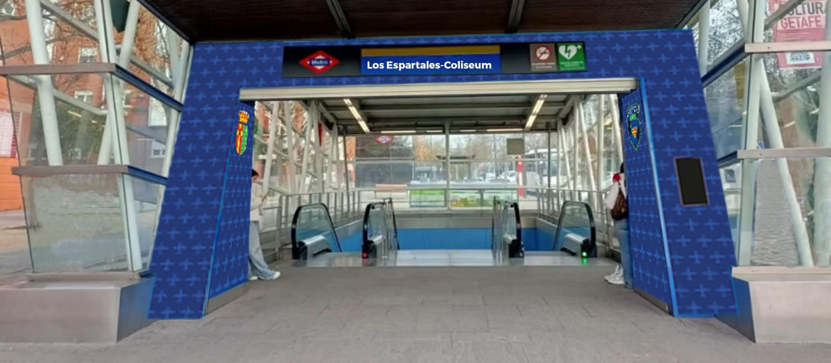 La Comunidad de Madrid cambia el nombre de la estación de Metro de Los Espartales por Los Espartales-Coliseum