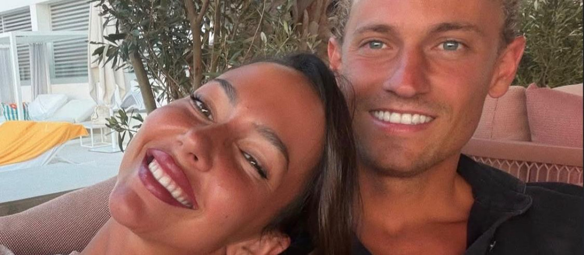 Marcos Llorente y su mujer, Paddy