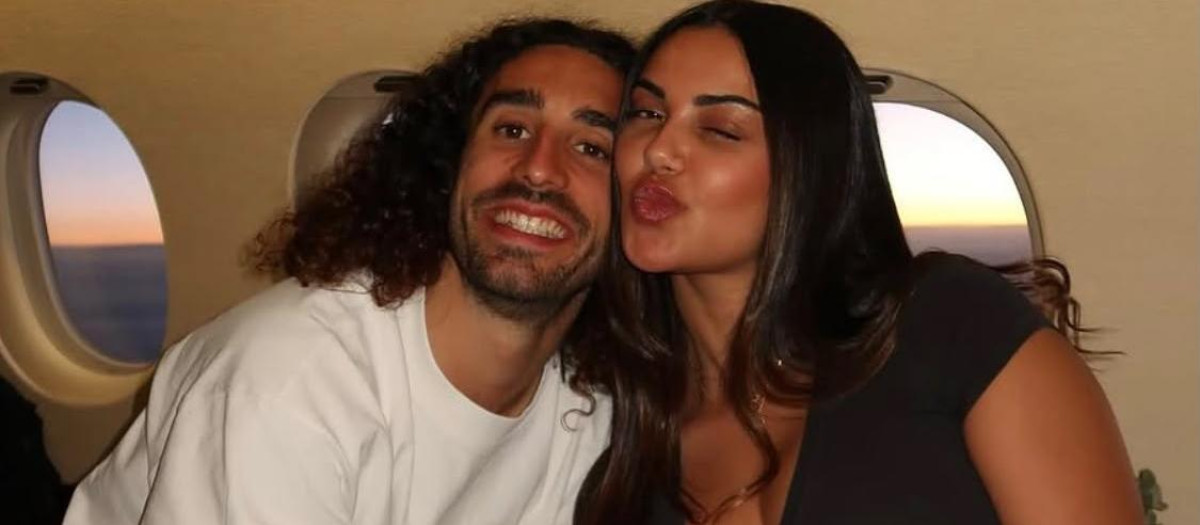 Marc Cucurella y Claudia Rodríguez
