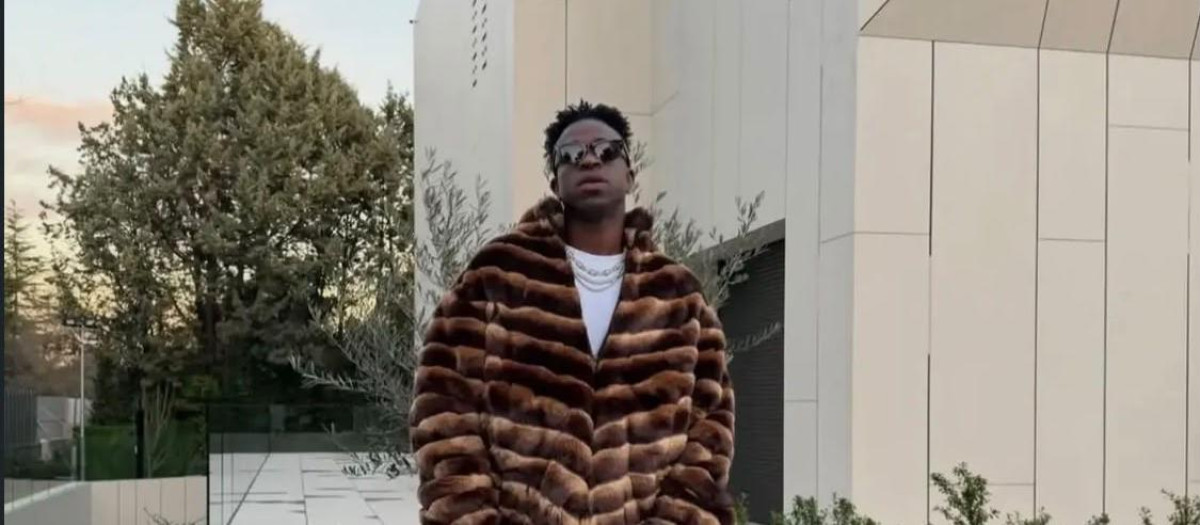 Vinicius Jr. en su mansión