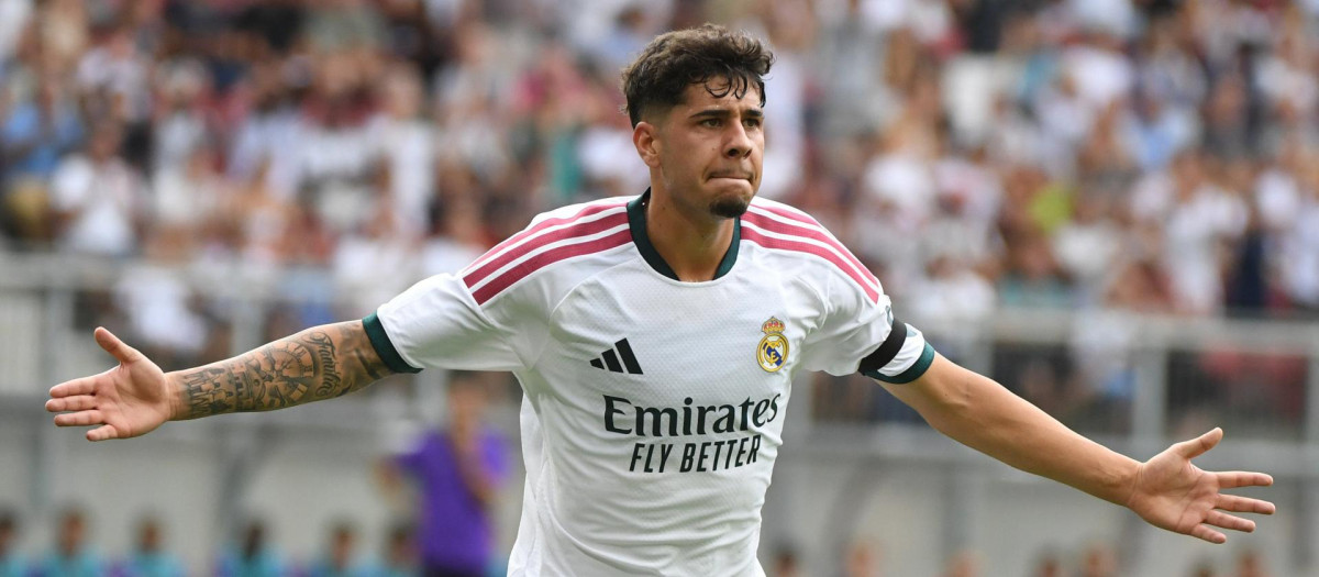 Alexis Ciria marcó uno de los goles del Real Madrid ante la Fiorentina