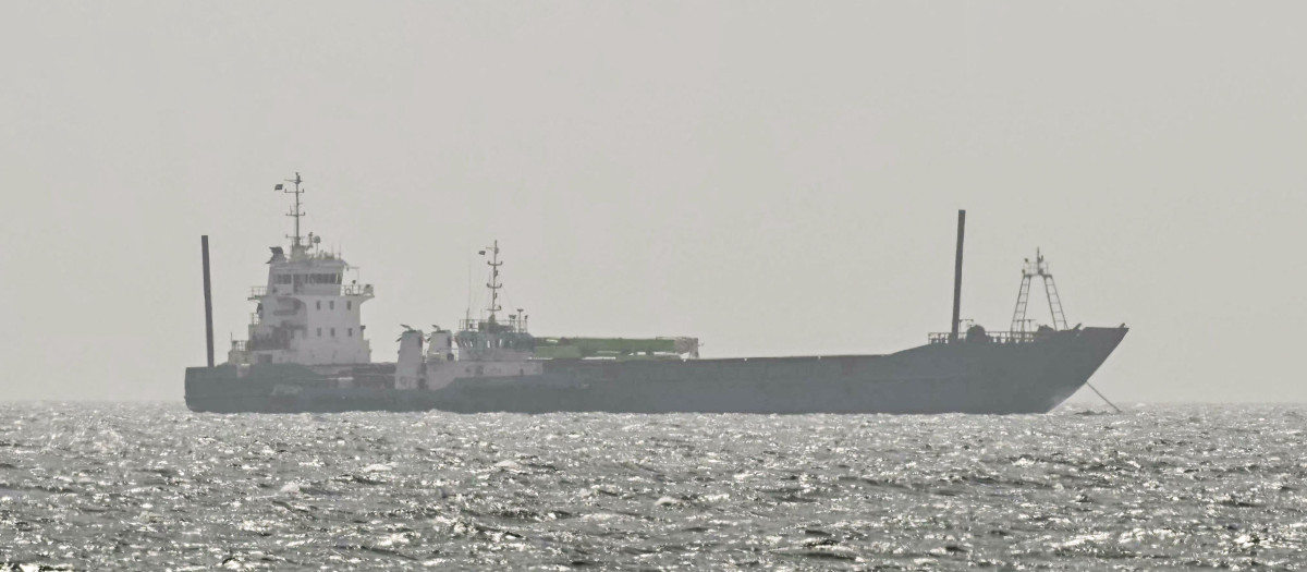 Imagen de un carguero cerca de las costas de Arabia Saudí