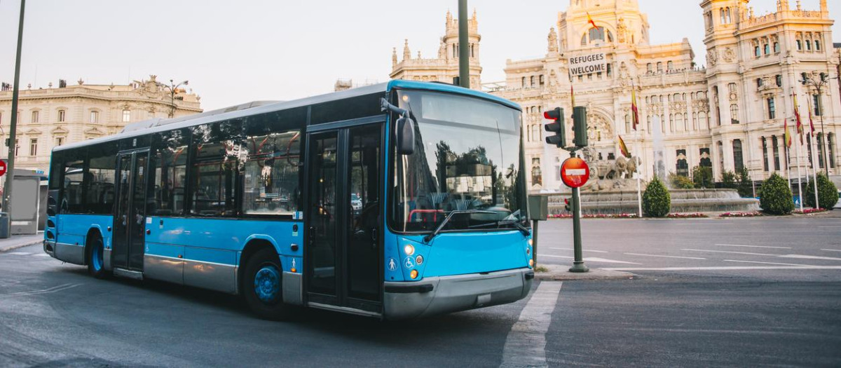 Autobús en Madrid