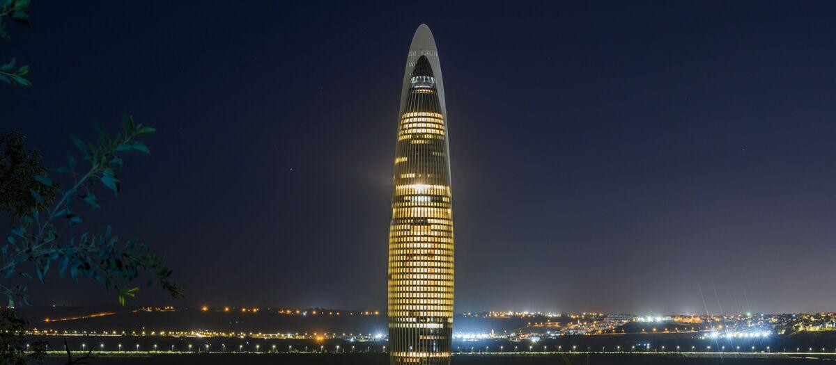 La torre Mohamed VI de Rabat, el segundo rascacielos de África