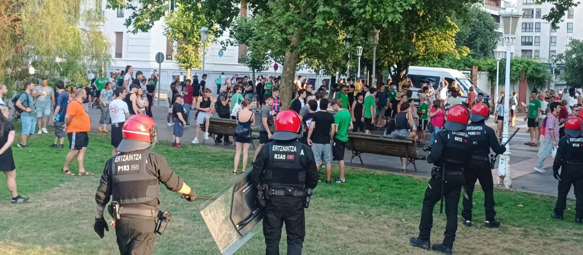 Incidentes en las inmediaciones del parque de Doña Casilda en el Mundial 2026