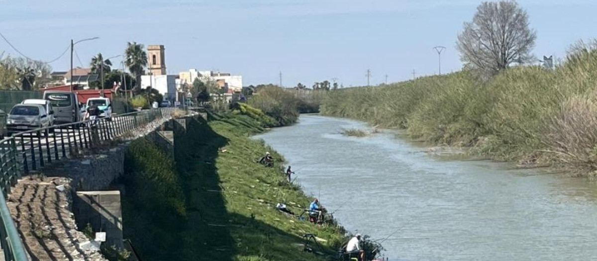 Imagen de archivo del río Xúquer a su paso por Fortaleny.