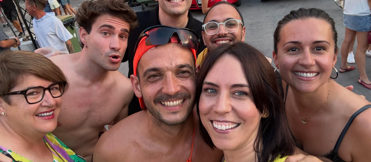 Imagen de Diana Morant y de la alcaldesa socialista de la Vall d'Uixò.