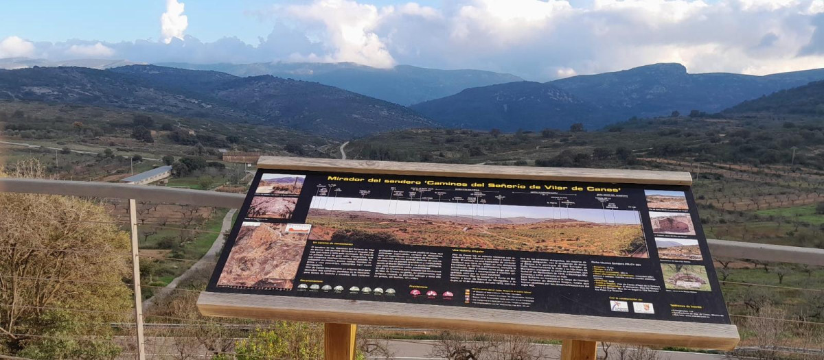 Imagen de uno de los miradores de la ruta del interior de Castellón