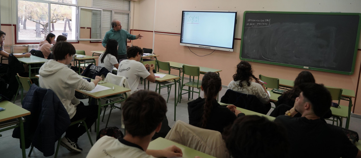 Alumnos de bachillerato en Castilla y León