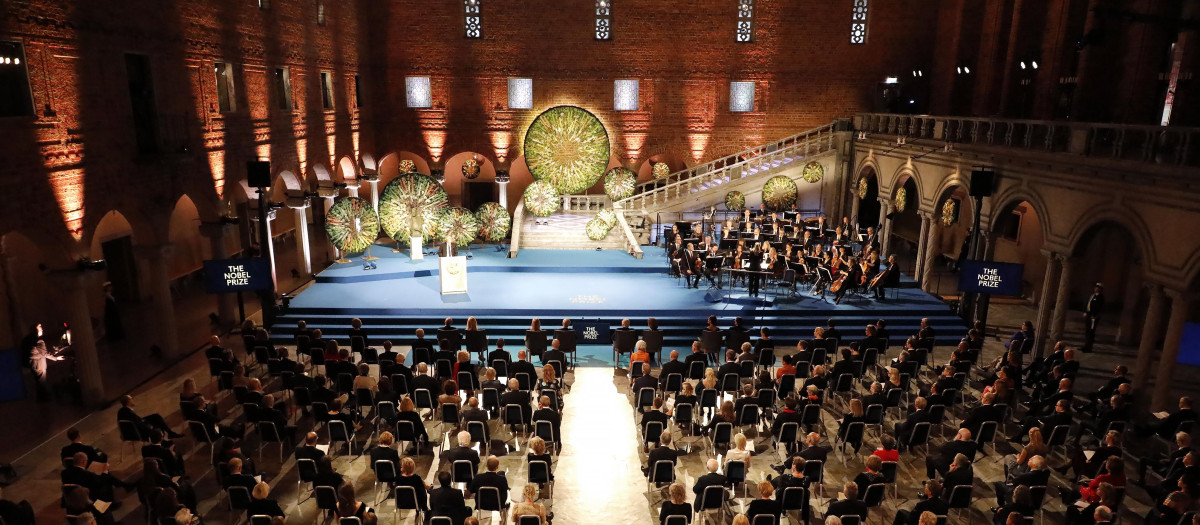 Imagen de la ceremonia de entrega de los Premios Nobel