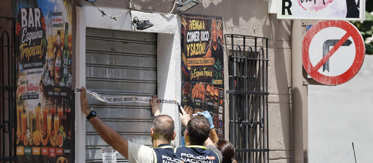 Imagen de 'La esquina tropical' en el que Hugo A.M. acabó con la vida del joven Harold Esteban.