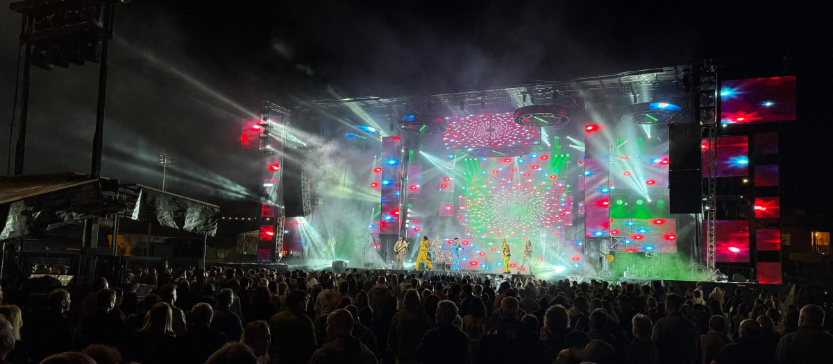 Orquesta Panorama en uno de sus conciertos