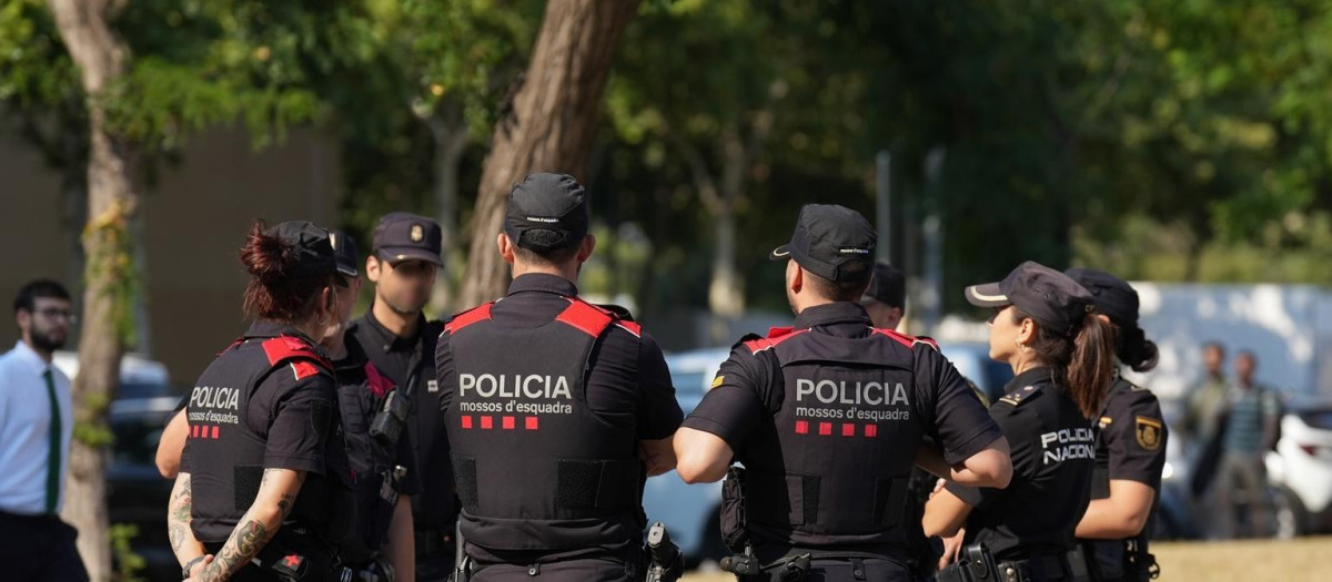 Una patrulla de los Mossos d'Esquadra, en una imagen de archivo
