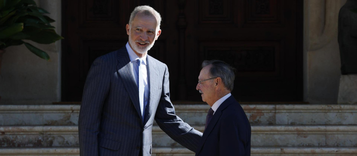 El Rey recibe a Juan Jesús Vivas este jueves en el Palacio de Marivent de Palma