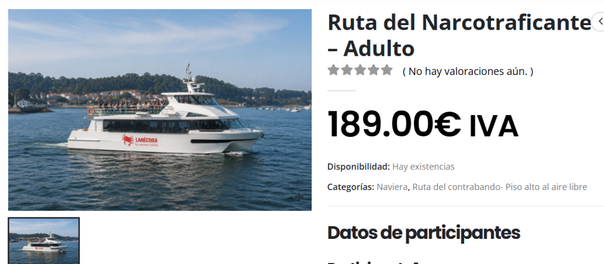 Captura de la página web donde se podían comprar las entradas
