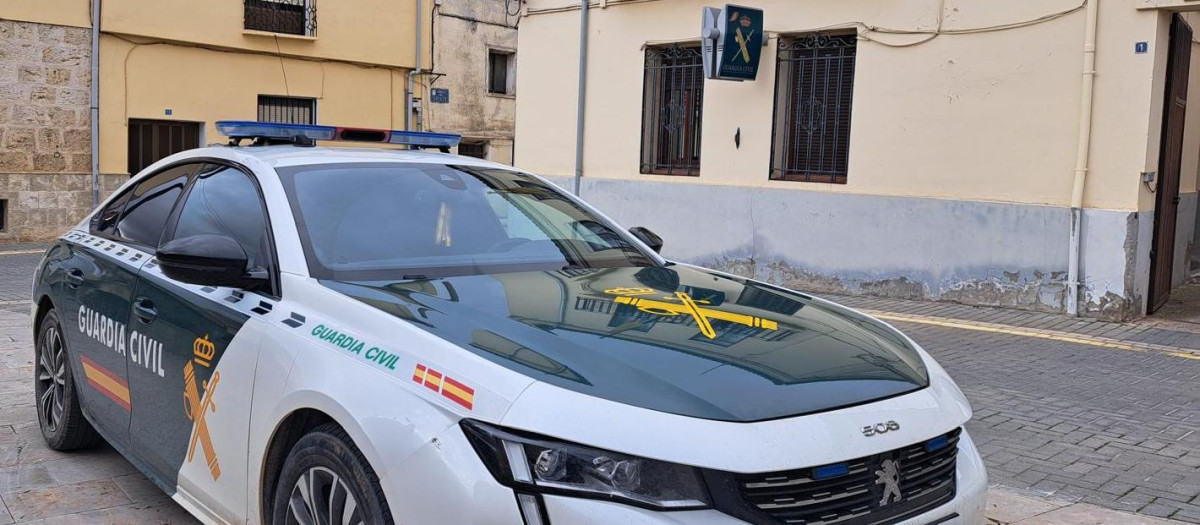 Vehículo de la Guardia Civil