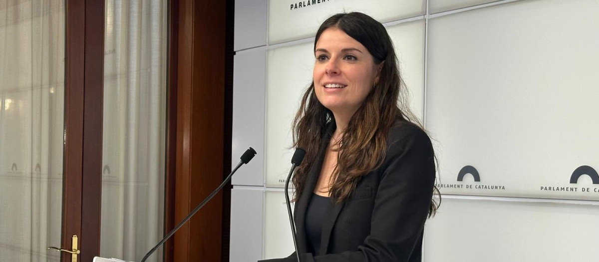 La presidenta de Junts en el Parlament, Mònica Sales, en una imagen de archivo