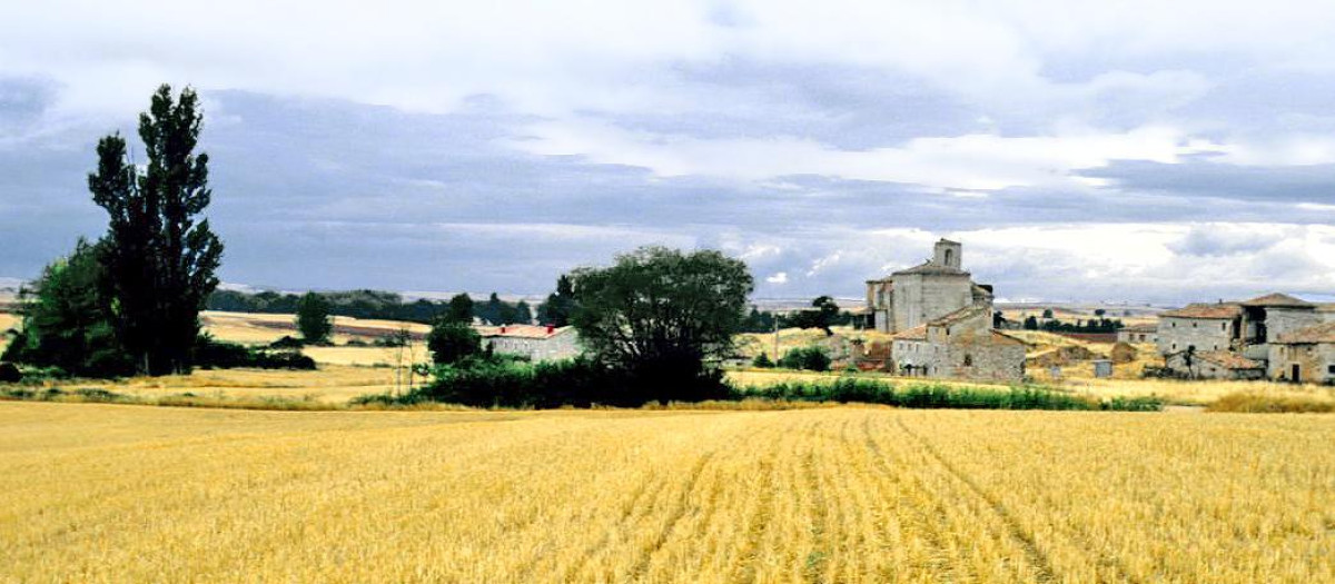 Pueblo de Villalibado, en Burgos