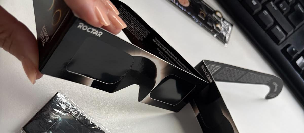 Gafas homologadas para ver el eclipse solar