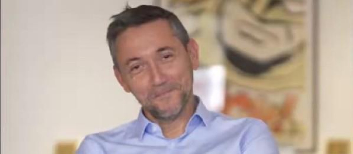 Javier Ruiz, en el vídeo donde confirma su fichaje por La Séptima