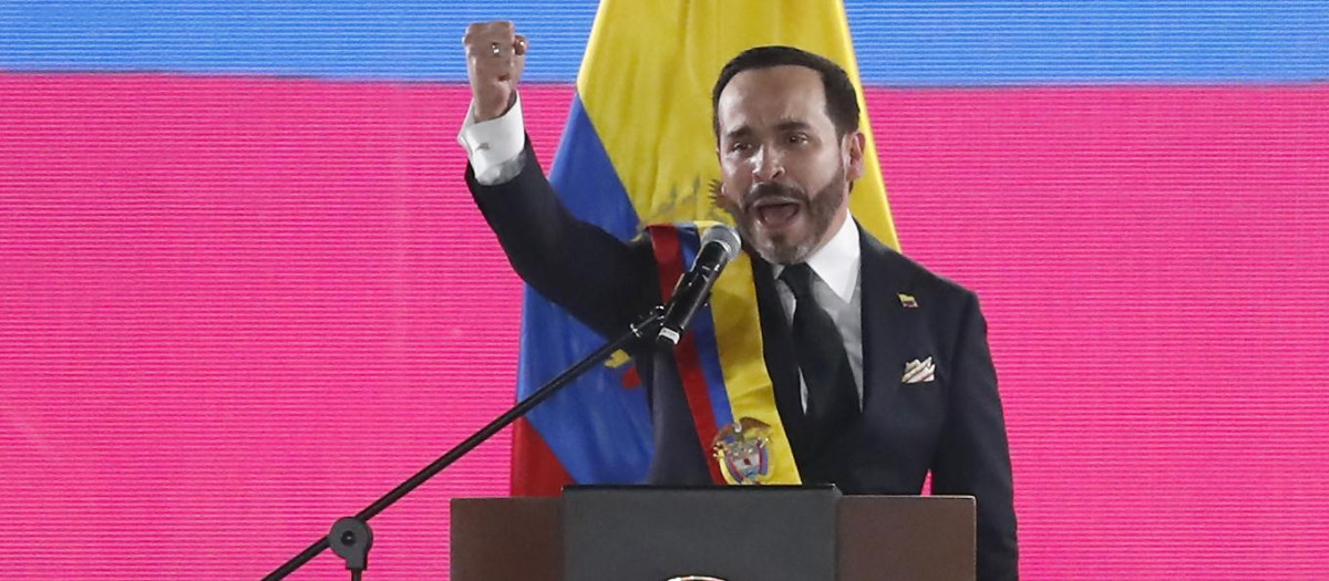 Abelardo de la Espriella en su primer discurso oficial