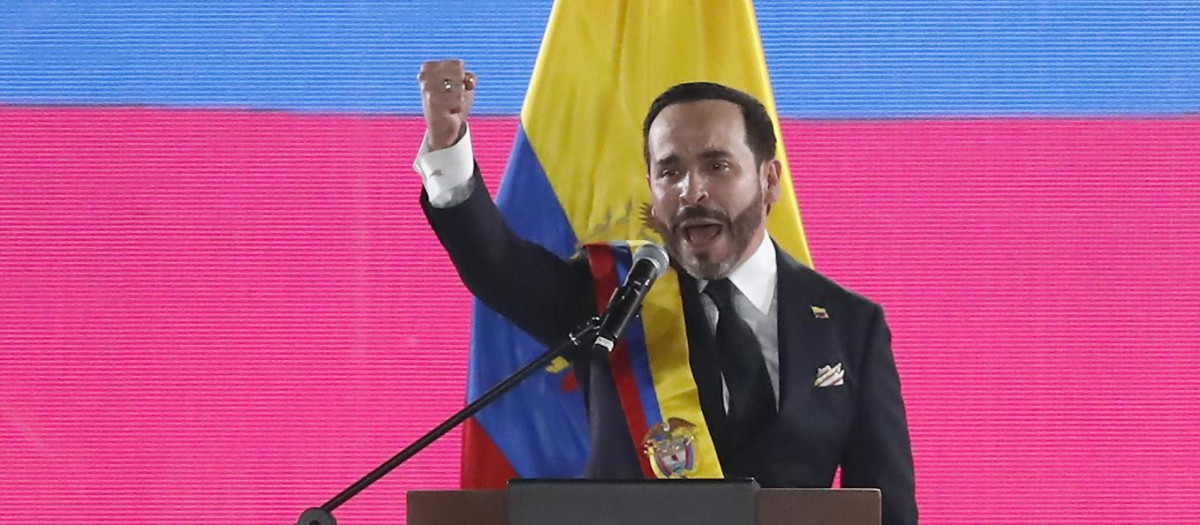 Abelardo de la Espriella en su primer discurso oficial