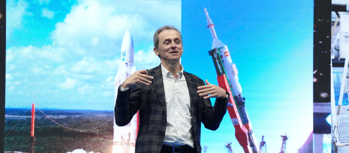 El presidente de Hispasat, Pedro Duque