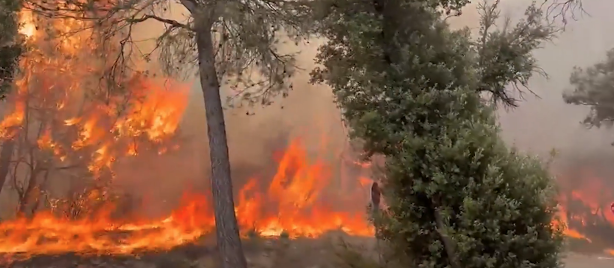 Incendio en Cataluña