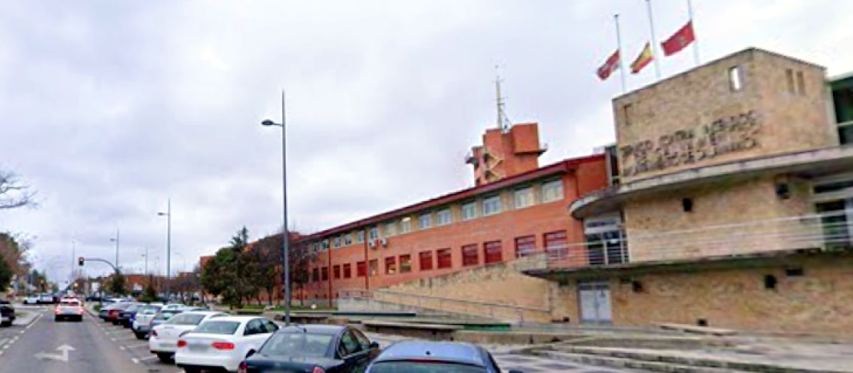 Fuente de la avenida de la Merced, junto al parque de Bomberos, donde se ha encontrado a un hombre muerto