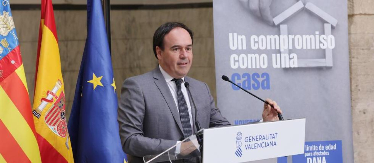 Imagen de archivo del presidente de la Generalitat Valenciana, Juanfran Pérez Llorca