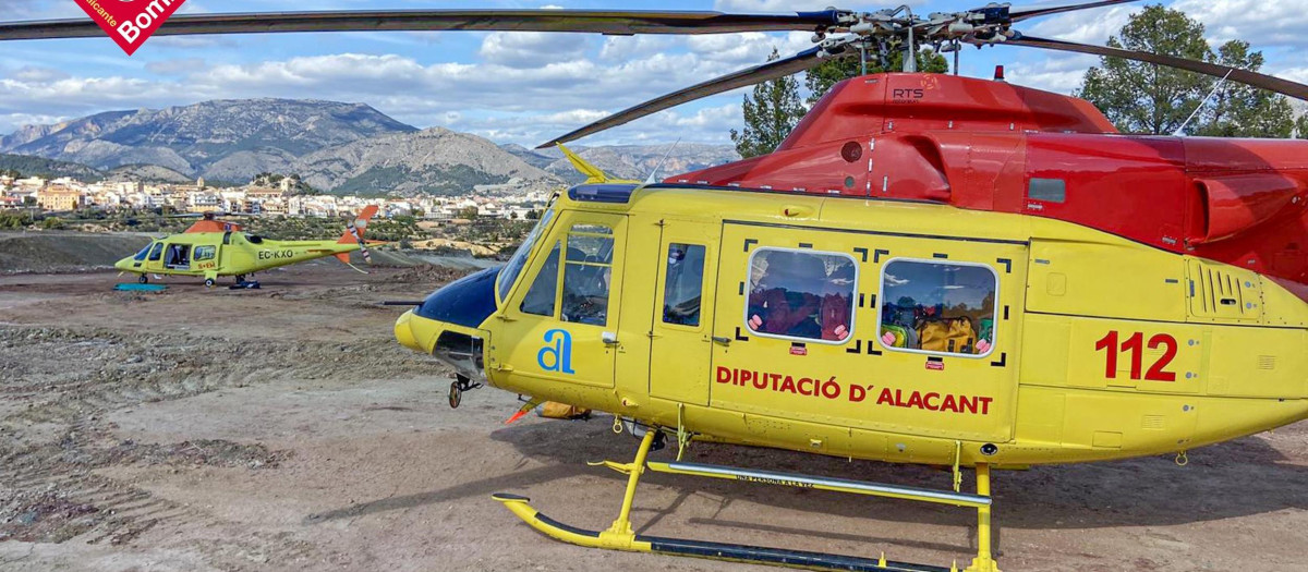 Imagen de archivo de uno de los helicópteros de rescate