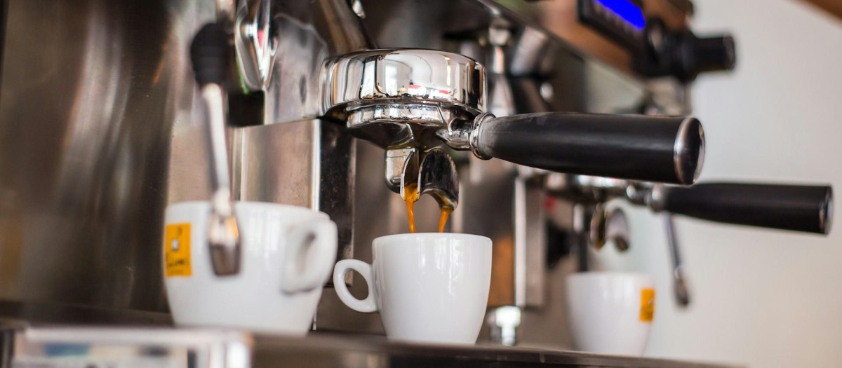 Una máquina de café, en una imagen de archivo