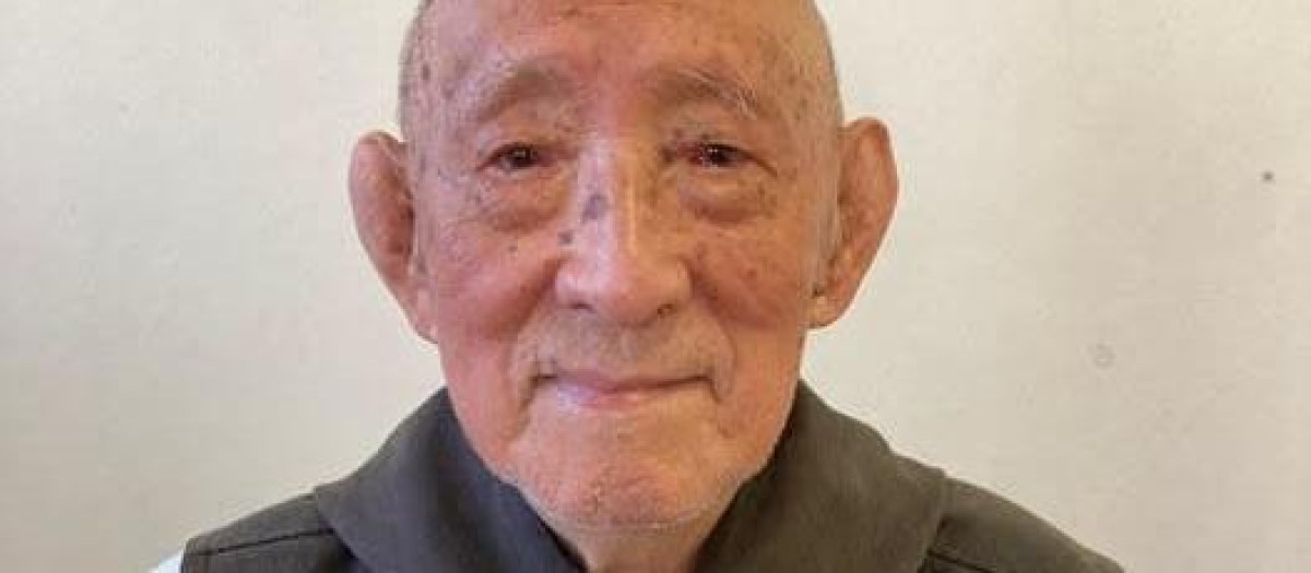 El padre Benedict Chao, monje trapense de la abadía de Nuestra Señora de la Alegría