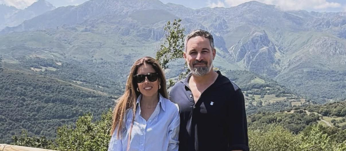 Lidia Bedman y Santiago Abascal
