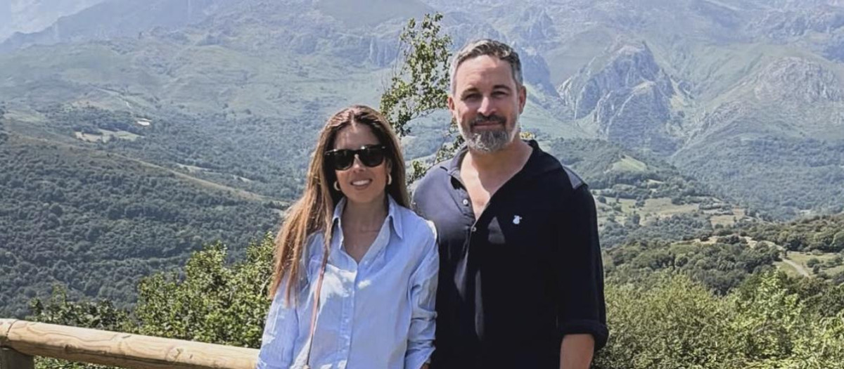 Lidia Bedman y Santiago Abascal