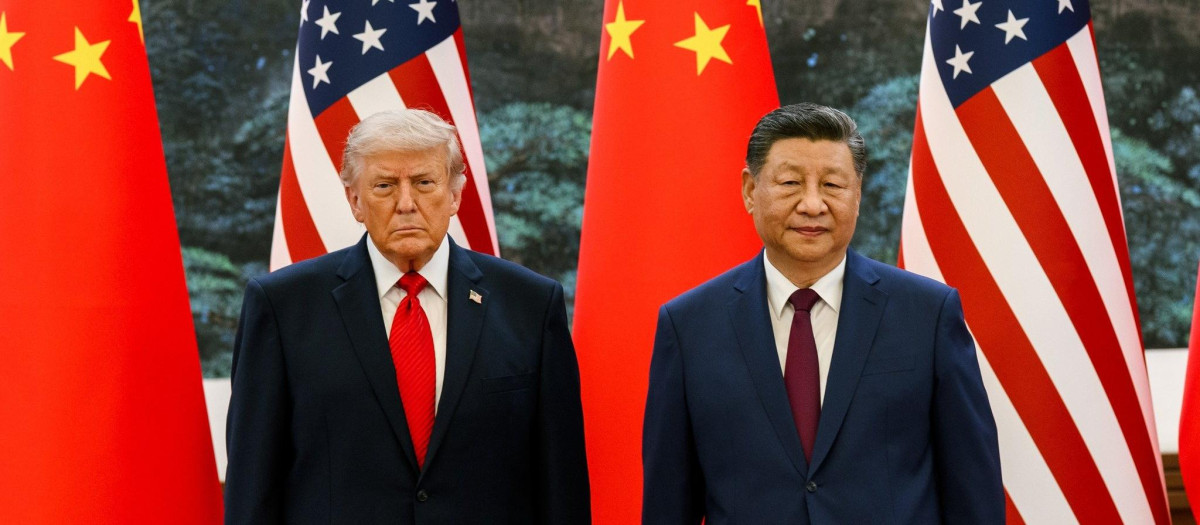 El presidente estadounidense Donald Trump y el presidente chino Xi Jinping