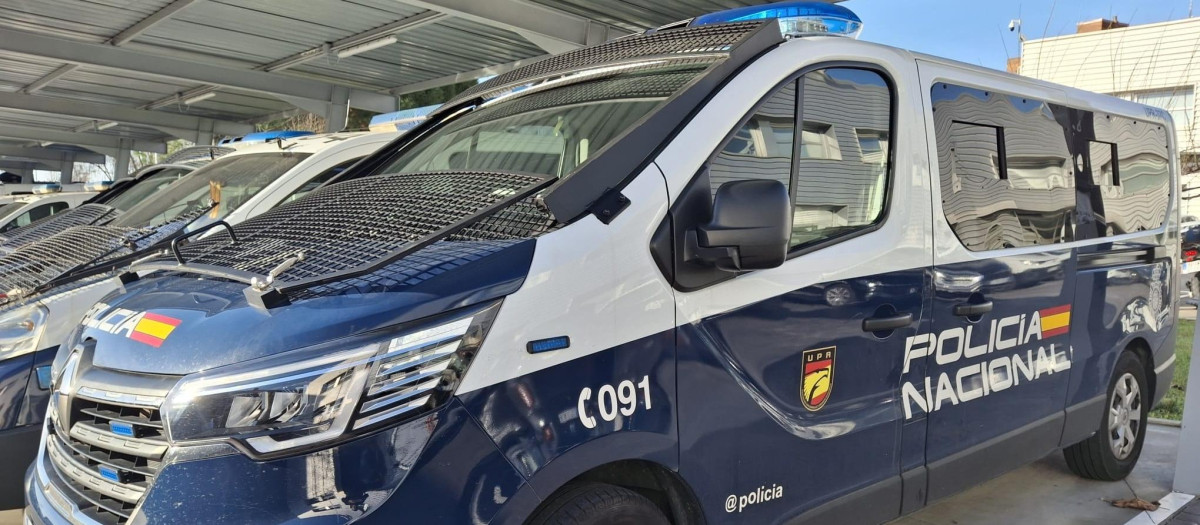 Vehículo de la Policía Nacional de Valladolid