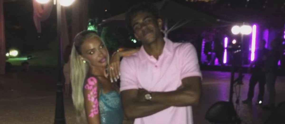 Bad Gyal con Lamine Yamal en su fiesta de cumpleaños