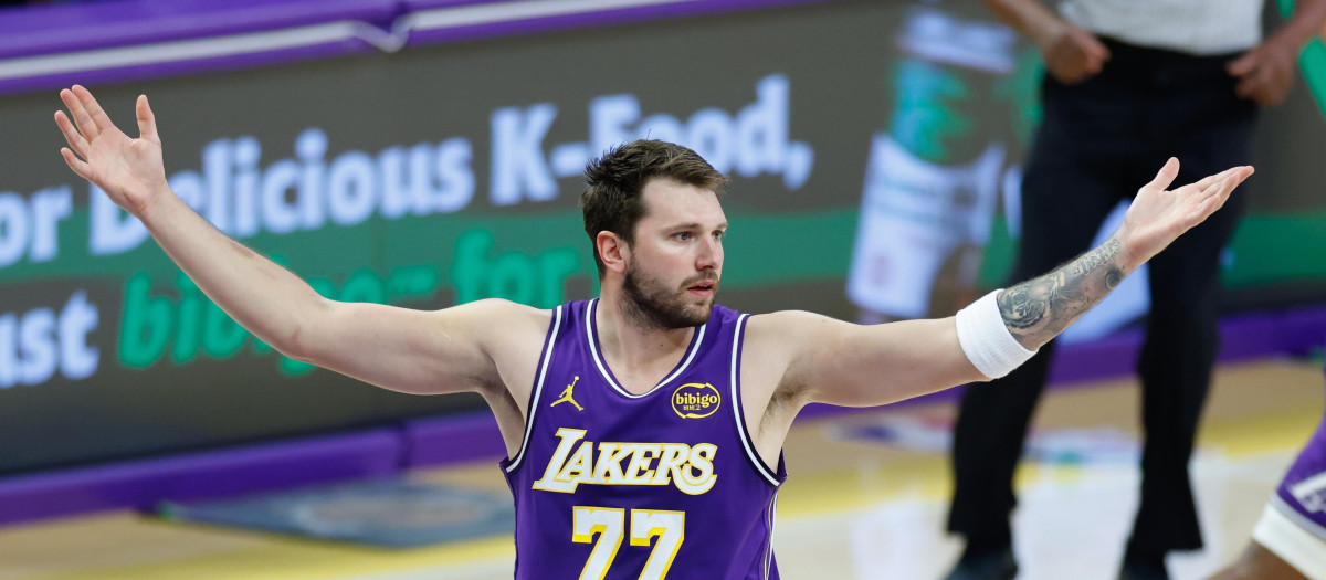 Luka Doncic, estrella de los Lakers
